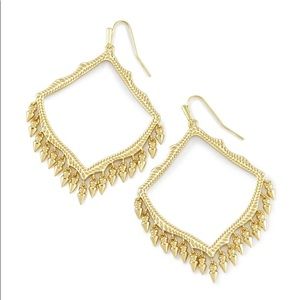 Kendra Scott gold Lacy drop earrings
